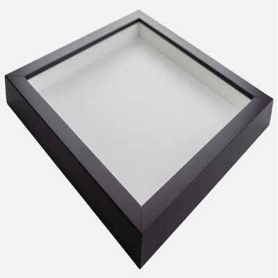 16x15 Shadow Box Frame Black | 2 Inches Deep Shadowbox with 1 3/4 Inch Usable Depth | UV Resistant Acrylic Front, Acid Free Backing, and Hanging Hardware | Whittaker Picture Frame Style