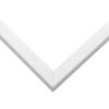22x48 Shadow Box Frame White | 1 Inches Deep Real Wood Contemporary Shadowbox Display Frame | UV Resistant Acrylic Front, Acid Free Backing, and Hanging Hardware | Lucius Picture Frame Style view 1