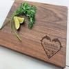 Personalized Cutting Board, Custom Cutting Board, Dolphin Themed Gift, Couples Gift, Wedding Gift, Florida Gift, Dolphins, Valentines, 067 (Maple, 11" x 6") view 3