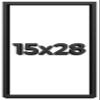 15x28 Shadow Box Frame Black | 2 Inches Deep Shadowbox with 1 3/4 Inch Usable Depth | UV Resistant Acrylic Front, Acid Free Backing, and Hanging Hardware | Whittaker Picture Frame Style view 1
