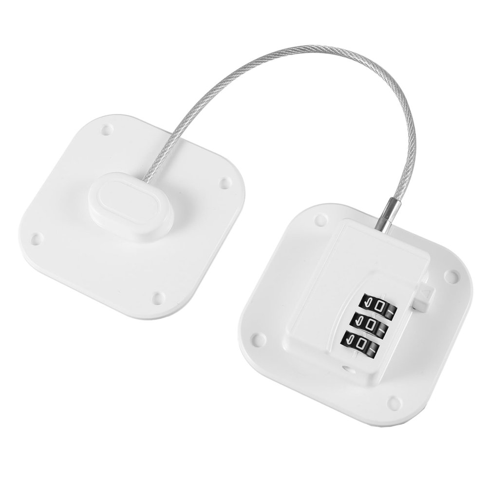 BUGUUYO Fridge Door Lock Combination Code Lock for Refrigerator Cabinet Easy Installati