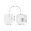 BUGUUYO Fridge Door Lock Combination Code Lock for Refrigerator Cabinet Easy Installati view 4