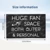 Huge Fan of Space Both Outer and Personal Cool Summer Absorbent Bath Towels Resist Sweat 32x52 in view 3