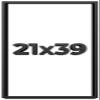 21x39 Shadow Box Frame Black | 2 Inches Deep Shadowbox with 1 3/4 Inch Usable Depth | UV Resistant Acrylic Front, Acid Free Backing, and Hanging Hardware | Whittaker Picture Frame Style view 1