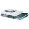 Green Forest Bath Towels for Bathroom Set - Luxury Towels Gifts for Women,Quick Dry Beach Kitchen Hand Hair Face Yoga Workout Gym Towel and Dish Washcloth,Misty Wood-land Trees Foggy Dreamy Scene view 2
