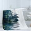 Green Forest Bath Towels for Bathroom Set - Luxury Towels Gifts for Women,Quick Dry Beach Kitchen Hand Hair Face Yoga Workout Gym Towel and Dish Washcloth,Misty Wood-land Trees Foggy Dreamy Scene view 3