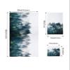 Green Forest Bath Towels for Bathroom Set - Luxury Towels Gifts for Women,Quick Dry Beach Kitchen Hand Hair Face Yoga Workout Gym Towel and Dish Washcloth,Misty Wood-land Trees Foggy Dreamy Scene view 4