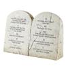 Avalon Gallery Ten Commandments Garden Statue, Resin Stone Look Dcor, 12" Tall x 7" Wide view 3