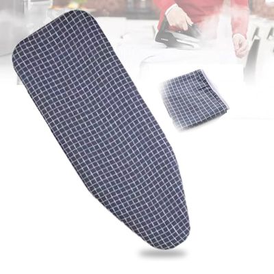 NILZA 2 Layer Ironing Board Cover and Pad, Iron Board Replacement Cover 35"x15" 40"x14" Ironing Board Cover Standard Size, Iron Board Cover Scorch and Stain Resistant (Color : Blue, Size : 100x34cm(
