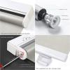 100% Blackout Window Shades,Cordless Roller Blind,Safe for Children and The Elderly,Off-White Sunscreen Blinds,20 * 71in,Home Energy Saving roll up Shades,Retractable,WH-80110cm/31.5 * 43.3in view 2
