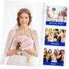 LIFKOME Girl Decorative Tiara Wedding Crown Rhinestone Blue Headwear view 3