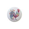 Farm Fresh Knobs Design Ceramic Cabinet Kitchen Bathroom Furniture Handles or Pulls w/Glossy Finish - Boho Colorful Chicken Country Farm Barnyard by eae - 1.5 x 1.5 Inches (3) view 1