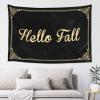 Abipuir Funny Sogns Hello Fall Tapestry Home Decor For Men Bedroom Decor Aesthetic (Size : 75X100CM) view 1