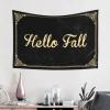 Abipuir Funny Sogns Hello Fall Tapestry Home Decor For Men Bedroom Decor Aesthetic (Size : 75X100CM) view 2