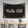 Abipuir Funny Sogns Hello Fall Tapestry Home Decor For Men Bedroom Decor Aesthetic (Size : 75X100CM) view 3