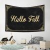 Abipuir Funny Sogns Hello Fall Tapestry Home Decor For Men Bedroom Decor Aesthetic (Size : 75X100CM) view 4