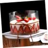 2pcs Cake Liner Baking Collar Cake Mousse Chocolate Cheesecake Cajas Para Con Chocolate Clear Wrapping Paper Cake Collar Clear Acetate Roll Cake Decorating Acetate Sheet view 2