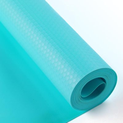 Bloss Shelf Liners, Non Adhesive EVA Drawer Mat Liners Roll for Bathroom, Kitchen, Desks, Deco Shelves 17.7177 inch (Blue)