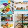 Bloss Shelf Liners, Non Adhesive EVA Drawer Mat Liners Roll for Bathroom, Kitchen, Desks, Deco Shelves 17.7177 inch (Blue) view 2