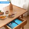 Bloss Shelf Liners, Non Adhesive EVA Drawer Mat Liners Roll for Bathroom, Kitchen, Desks, Deco Shelves 17.7177 inch (Blue) view 3
