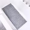 Bathtub Mat Non Slip 2 Pack, 35 x 16 Inches Pebble Shower Mat with Suction Cups and Drain Holes, Bath Mat for Shower,Bathroom tub (Grey) view 1