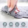 Bathtub Mat Non Slip 2 Pack, 35 x 16 Inches Pebble Shower Mat with Suction Cups and Drain Holes, Bath Mat for Shower,Bathroom tub (Grey) view 4