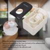 WOOXGEHM Automatic Toothpaste Dispenser, Wall Mounted Toothpaste Squeezer Dispenser, Bathroom Accessories for Children and Family Showers(Black) view 2