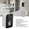WOOXGEHM Automatic Toothpaste Dispenser, Wall Mounted Toothpaste Squeezer Dispenser, Bathroom Accessories for Children and Family Showers(Black) view 4