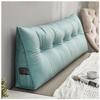 Detachable Headboard Pillow, Triangular Bedside Cushion With Zipper, Bed / Sofa Large Backrest Reading Pillow, Soft, Comfortable, Waterproof And Wear-resistant ( Color : Sky blue , Size : 180cm/70.8in view 1