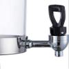 Beer Dispenser for Home Buffet Drink Machine 3L Stainless Steel Clear Beverage Drink Dispenser Round Transparent Beverage Dispenser (Color : Silver) view 3