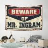 Boys Bedroom Accessories Beware Of Mr. Ingram Tapestry Men Decor Bedroom Wall Decor Above Bed (Size : 100X150CM) view 4