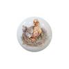 Farm Fresh Knobs Design Ceramic Cabinet Kitchen Bathroom Furniture Handles or Pulls w/Glossy Finish - Chicken Ultimate Chickens Baby Chicks Hen House Eggs by eae - 1.5 x 1.5 Inches (16) view 1