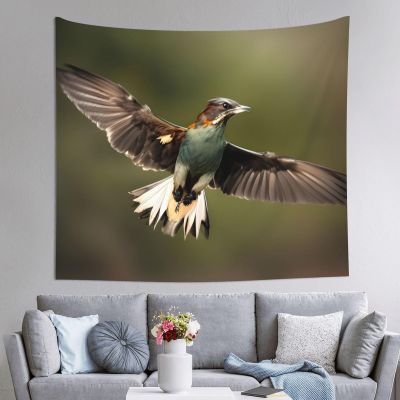 FRESQA Hunting Flying-Wild Unique Design Printed Tapestry,Decorative Tapestry For Bedroom Living Room Dorm (60 X 51 In)