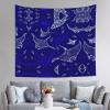 FRESQA Manta Ray And Fish Unique Design Printed Tapestry,Decorative Tapestry For Bedroom Living Room Dorm (60 X 51 In) view 1