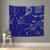 FRESQA Manta Ray And Fish Unique Design Printed Tapestry,Decorative Tapestry For Bedroom Living Room Dorm (60 X 51 In) view 2