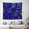FRESQA Manta Ray And Fish Unique Design Printed Tapestry,Decorative Tapestry For Bedroom Living Room Dorm (60 X 51 In) view 3