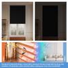 Boolegon Blackout Cellular Shades Cordless Honeycomb Shades for Windows Pull Down Honeycomb Blinds Sliding Door Office Living Room Blinds of Bedroom.Black.55 W x 56" H view 2