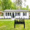 ENFODREAM Personalized Metal Deer Address Sign With Stakes, Modern House Numbers For Outside, Metal Number Sign view 3