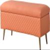 Storage Ottoman Foot Rest end of Bed Bench Storage Stool Bed Ottoman Bench Footstool Change Shoe Bench Sofa Stool Living Room Bedroom Footstool Chaise Lounge Bench Seat Lounge Bed End Bench view 1