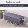 Storage Ottoman Foot Rest end of Bed Bench Storage Stool Bed Ottoman Bench Footstool Change Shoe Bench Sofa Stool Living Room Bedroom Footstool Chaise Lounge Bench Seat Lounge Bed End Bench view 2