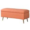 Storage Ottoman Foot Rest end of Bed Bench Storage Stool Bed Ottoman Bench Footstool Change Shoe Bench Sofa Stool Living Room Bedroom Footstool Chaise Lounge Bench Seat Lounge Bed End Bench view 3