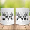 ThuhaTree Store Get The Off My Porch Skeleton Skull Coffee Mug/Color Changing Mug/Accent Mug/Travel Mug 11-14-15 oz Printed In US view 4