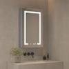 Boyel Living 20x32 Inch Bathroom Cabinet with Mirror and Lights Medicine Cabinets for Bathroom Anti-Fog, Clock, Room Temp Display, Dimmer, Outlets & USBs(Right Door) view 1