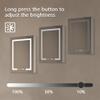 Boyel Living 20x32 Inch Bathroom Cabinet with Mirror and Lights Medicine Cabinets for Bathroom Anti-Fog, Clock, Room Temp Display, Dimmer, Outlets & USBs(Right Door) view 4