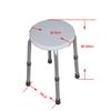 Bath Stools,Shower Stool Elderly Bathroom Shower Chair Aluminum Bathroom Shower Personal Bath Stool view 2