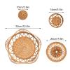 Firlar 6PCS Boho Wall Basket Decor Woven Rattan Bamboo Wall Baskets Decor Handmade Boho Wall Decoration for Bedroom Living Room Dining Room Office (#1) view 4