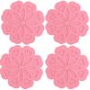 4 Pcs Silicone Trivet Pot Mat, Silicone Pot Holders for Hot Pan and Pot Pads. Heat Resistant Counter Mats for Tables Placemats,Countertops, Spoon Rest and Coasters view 1