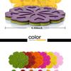 4 Pcs Silicone Trivet Pot Mat, Silicone Pot Holders for Hot Pan and Pot Pads. Heat Resistant Counter Mats for Tables Placemats,Countertops, Spoon Rest and Coasters view 2