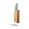 Joseph Joseph Elevate Kitchen Knives 5-Piece Set, Japanese Stainless Steel, Slimline Bamboo Knife Block view 2