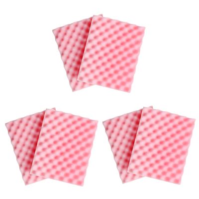 UPKOCH 6pcs Flower Sponge Mats for Fondant and Gum Paste Drying Non-stick Flexible Holders for Cake Decorating for Craft Projects Random Colors